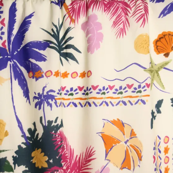 Hawaii print katoen - Atelier Jupe